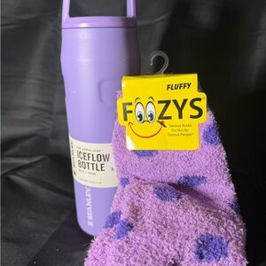 Stanley Iceflow Water Bottle AND Foozy Socks - New